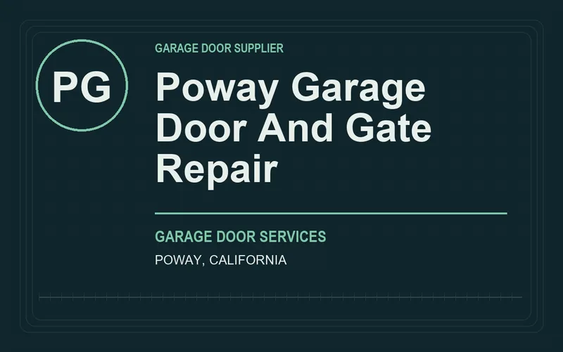 Poway Garage Door And Gate Repair in Poway, California