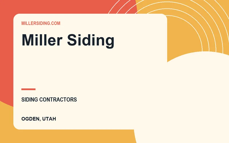 Miller Siding in Ogden, Utah