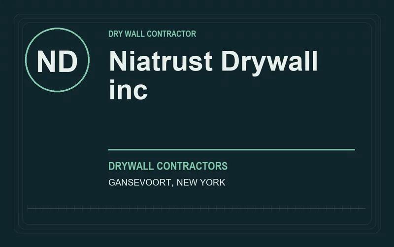 Niatrust Drywall inc in Gansevoort, New York