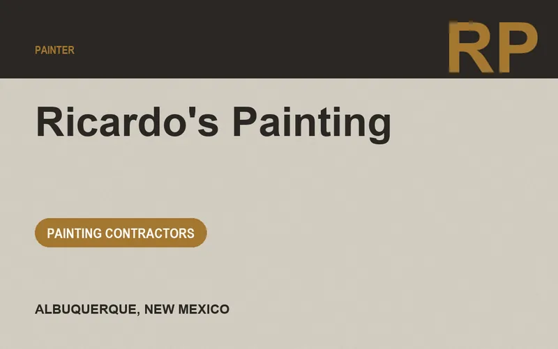 Ricardo's Painting in Albuquerque, New Mexico