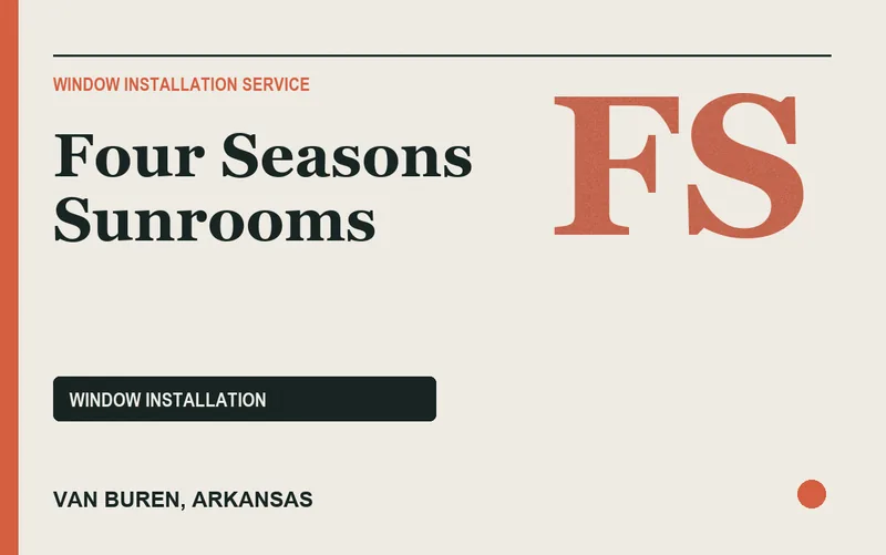 Four Seasons Sunrooms in Van Buren, Arkansas