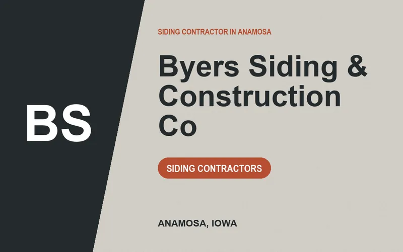 Byers Siding & Construction Co in Anamosa, Iowa
