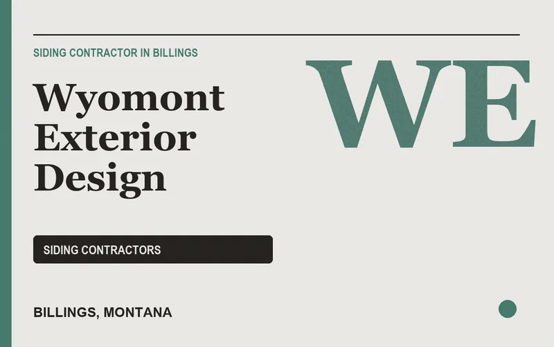 Wyomont Exterior Design in Billings, Montana