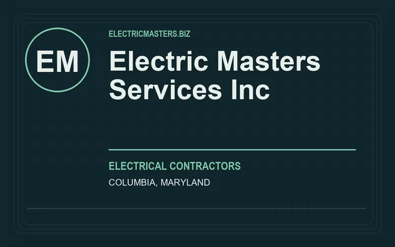 Electric Masters Services Inc in Columbia, Maryland