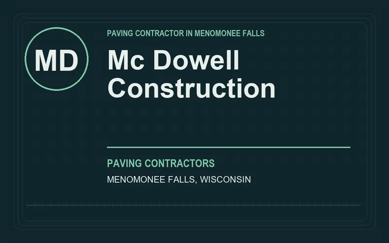 Mc Dowell Construction in Menomonee Falls, Wisconsin