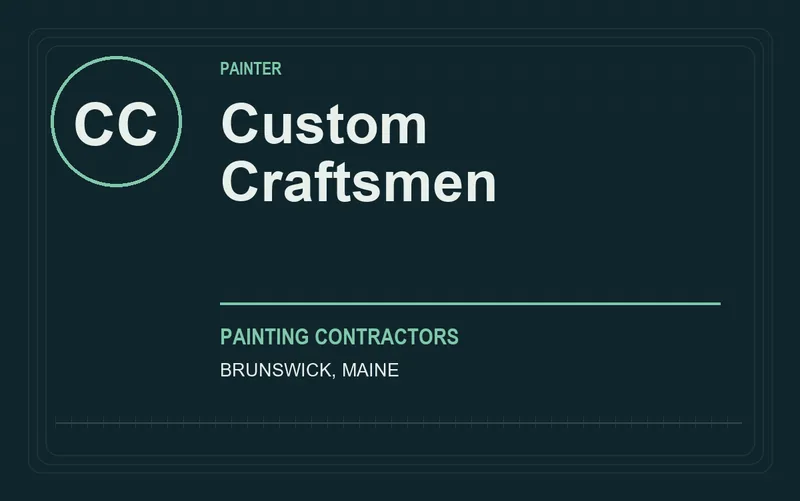 Custom Craftsmen in Brunswick, Maine