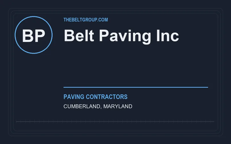 Belt Paving Inc in Cumberland, Maryland