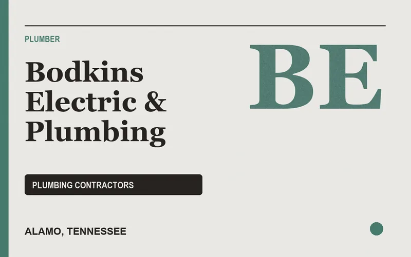 Bodkins Electric & Plumbing in Alamo, Tennessee