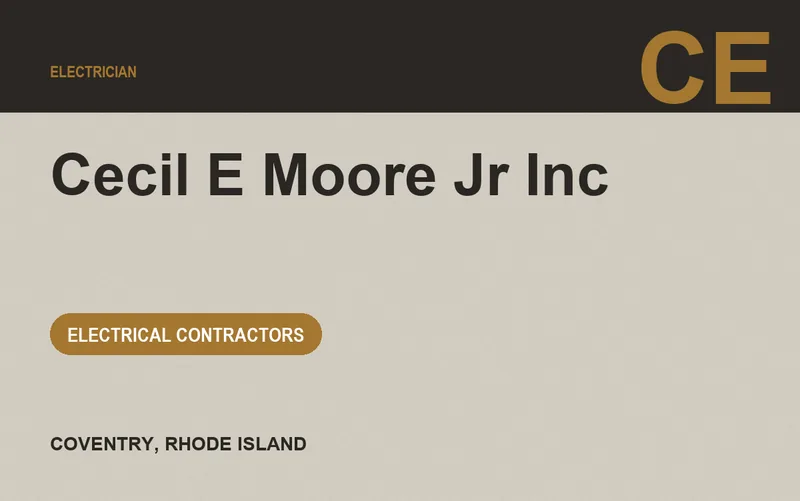 Cecil E Moore Jr Inc in Coventry, Rhode Island