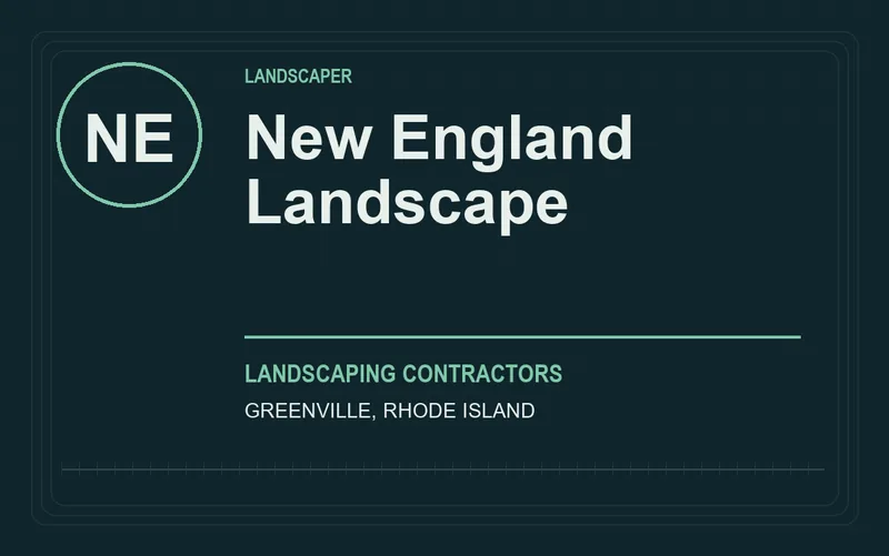 New England Landscape in Greenville, Rhode Island
