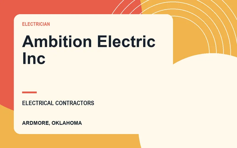 Ambition Electric Inc in Ardmore, Oklahoma