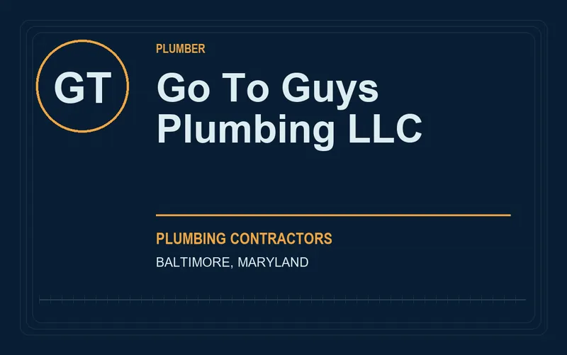 Go To Guys Plumbing LLC in Baltimore, Maryland