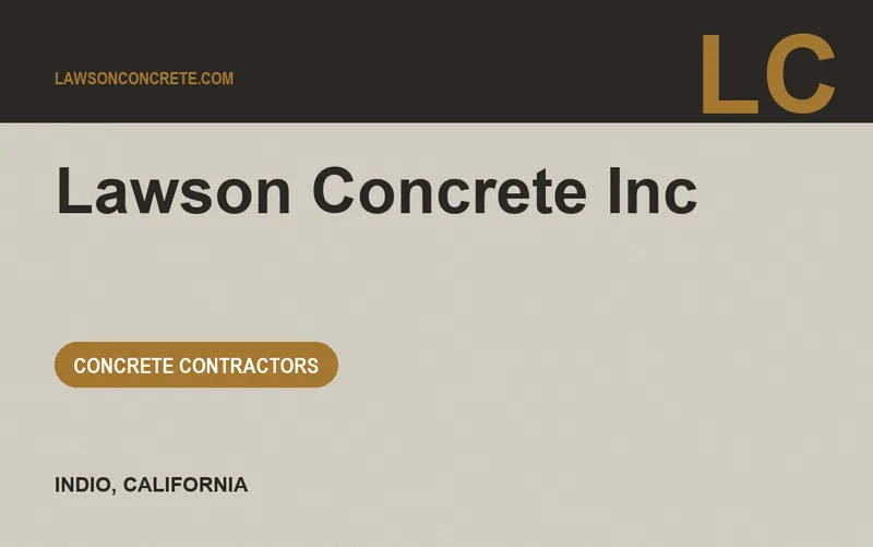 Lawson Concrete Inc in Indio, California