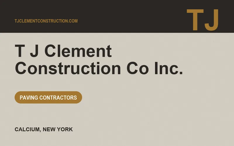 T J Clement Construction Co Inc. in Calcium, New York
