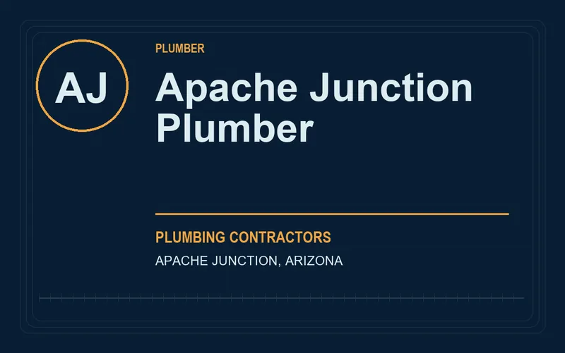Apache Junction Plumber in Apache Junction, Arizona
