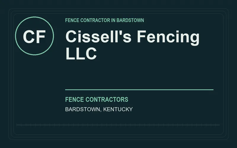 Cissell's Fencing LLC in Bardstown, Kentucky