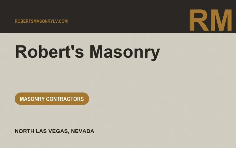 Robert's Masonry in North Las Vegas, Nevada