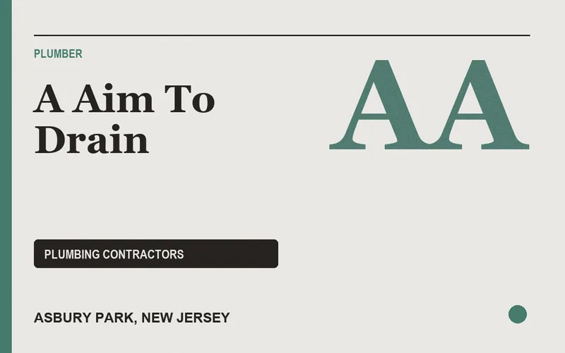 A Aim To Drain in Asbury Park, New Jersey