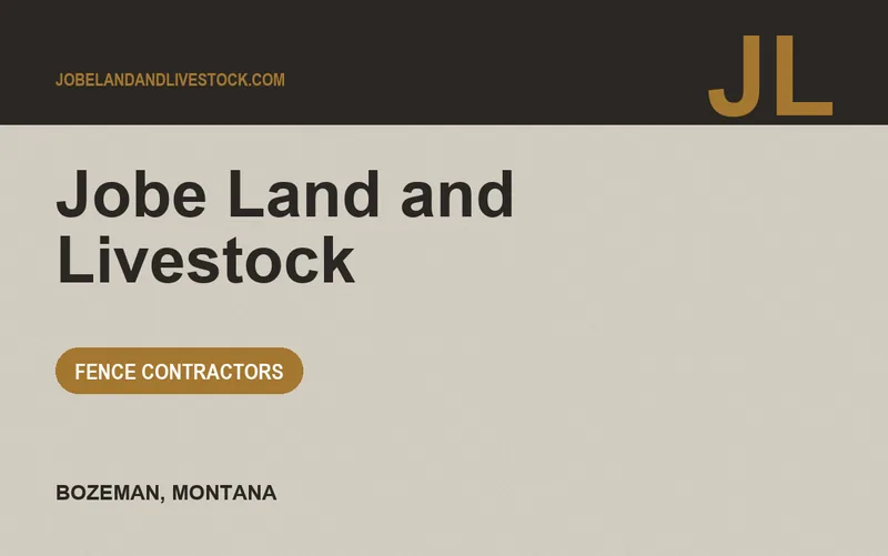 Jobe Land and Livestock in Bozeman, Montana