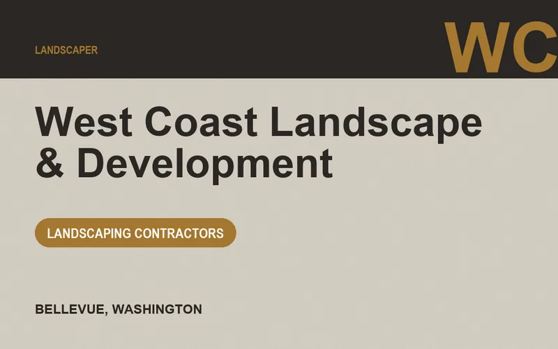 West Coast Landscape & Development in Bellevue, Washington