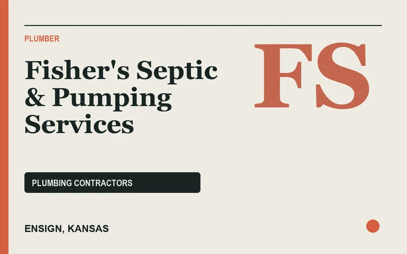 Fisher's Septic & Pumping Services in Ensign, Kansas