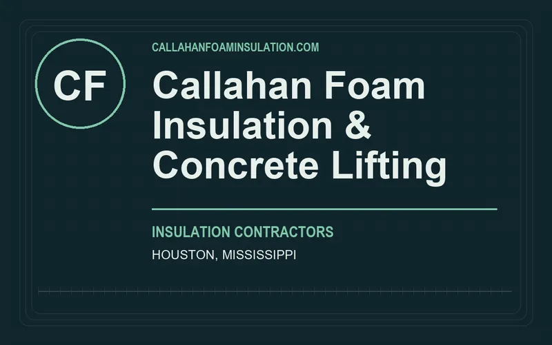 Callahan Foam Insulation & Concrete Lifting in Houston, Mississippi