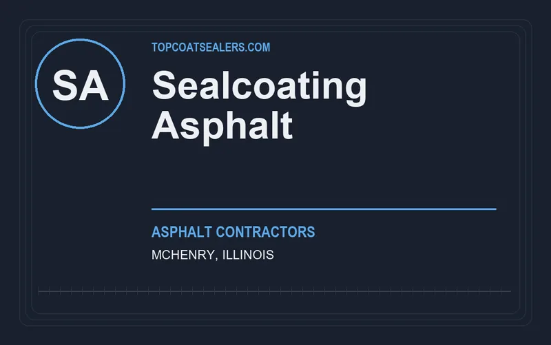 Sealcoating Asphalt in McHenry, Illinois