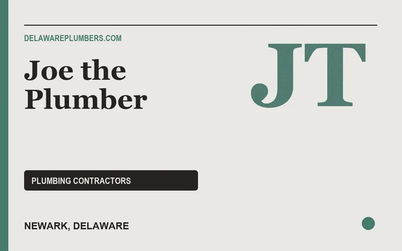 Joe the Plumber in Newark, Delaware