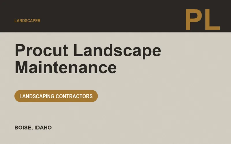 Procut Landscape Maintenance in Boise, Idaho
