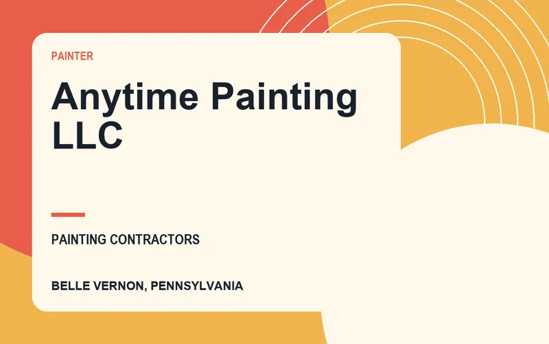 Anytime Painting llc in Belle Vernon, Pennsylvania