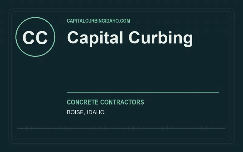 Capital Curbing in Boise, Idaho