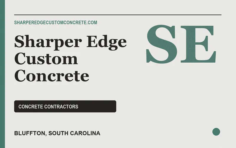 Sharper Edge Custom Concrete in Bluffton, South Carolina