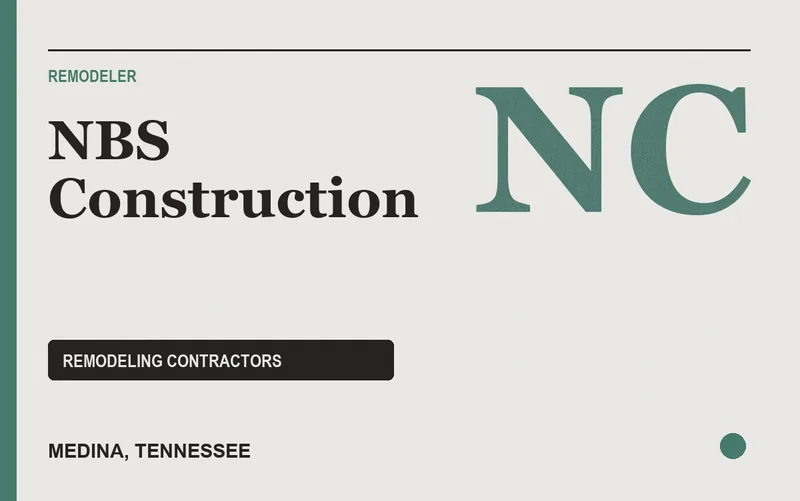NBS Construction in Medina, Tennessee