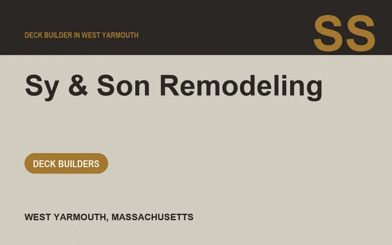 Sy & Son Remodeling in West Yarmouth, Massachusetts