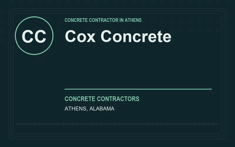 Cox Concrete in Athens, Alabama