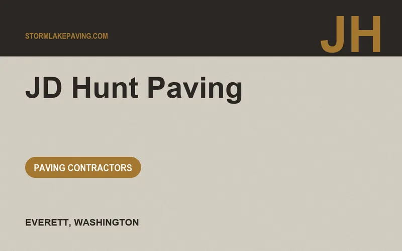 JD Hunt Paving in Everett, Washington