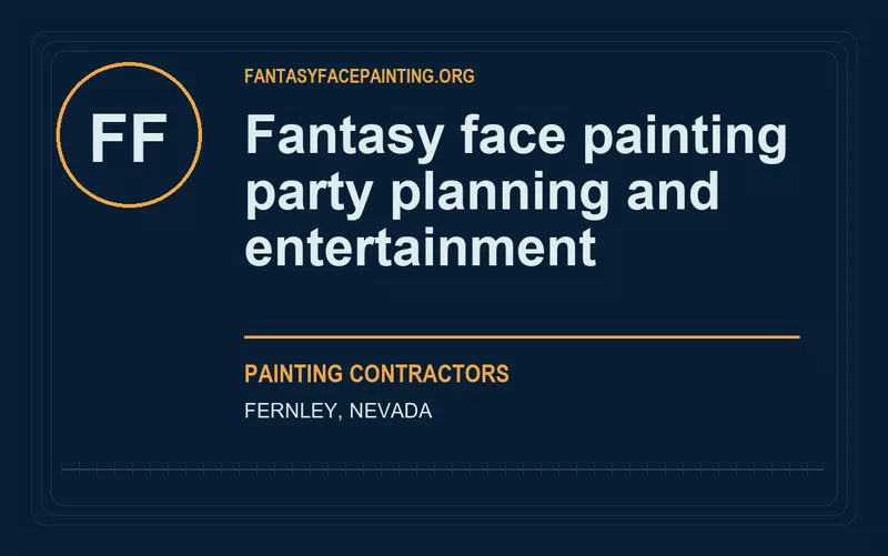 Fantasy face painting party planning and entertainment in Fernley, Nevada