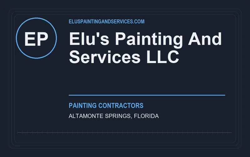 Elu's Painting And Services LLC in Altamonte Springs, Florida