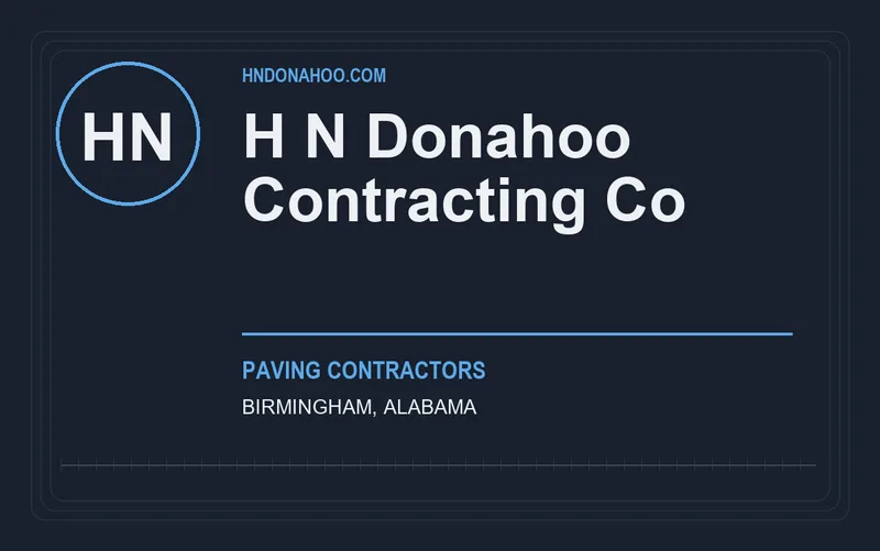H N Donahoo Contracting Co in Birmingham, Alabama