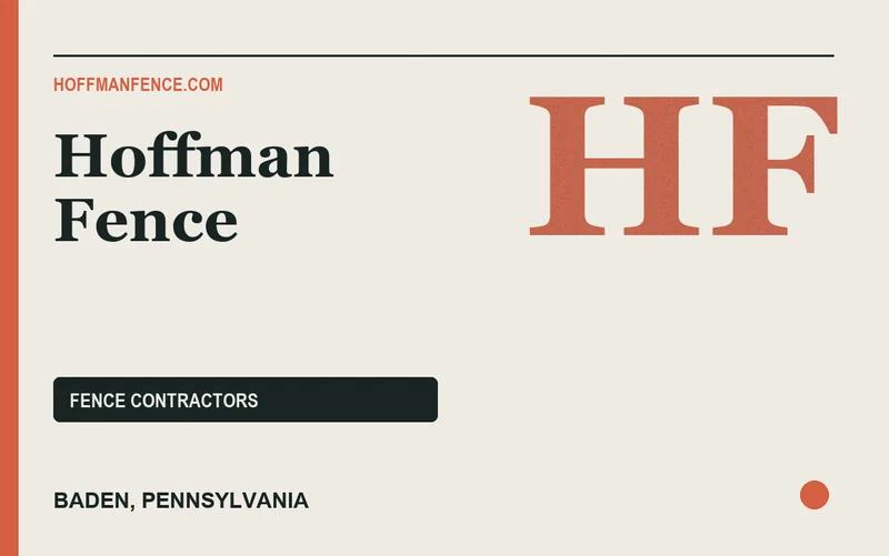 Hoffman Fence in Baden, Pennsylvania