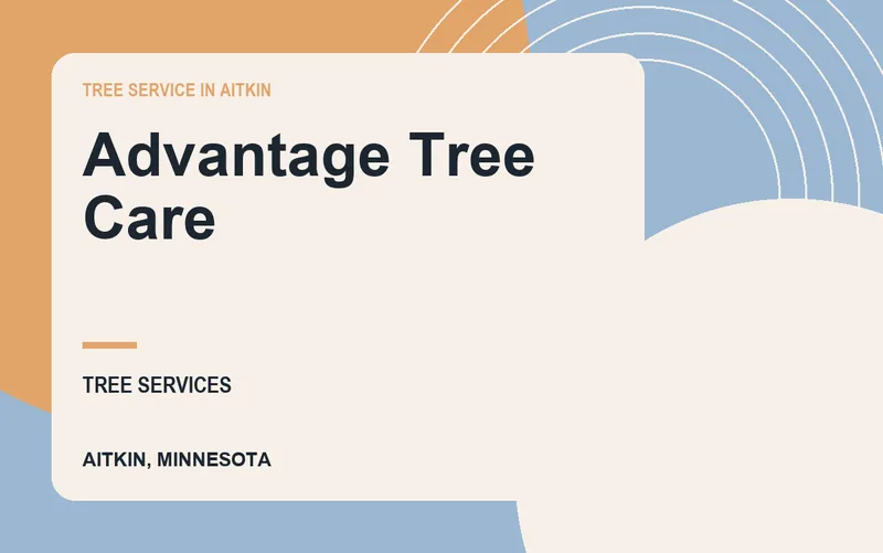 Advantage Tree Care in Aitkin, Minnesota