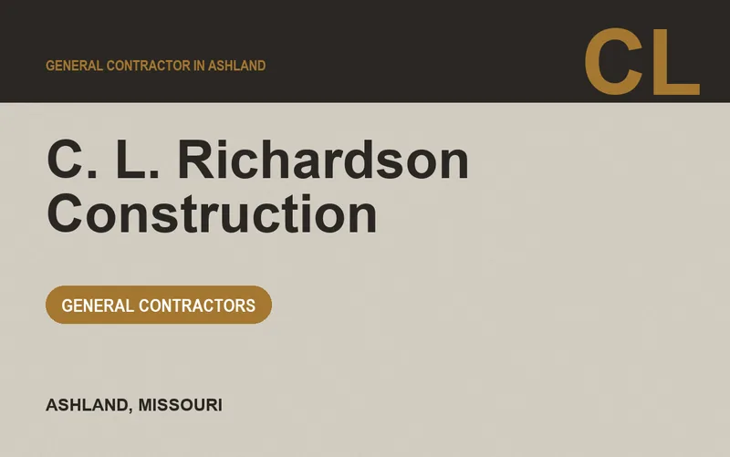 C. L. Richardson Construction in Ashland, Missouri