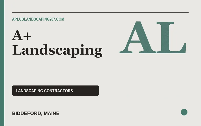 A+ Landscaping in Biddeford, Maine