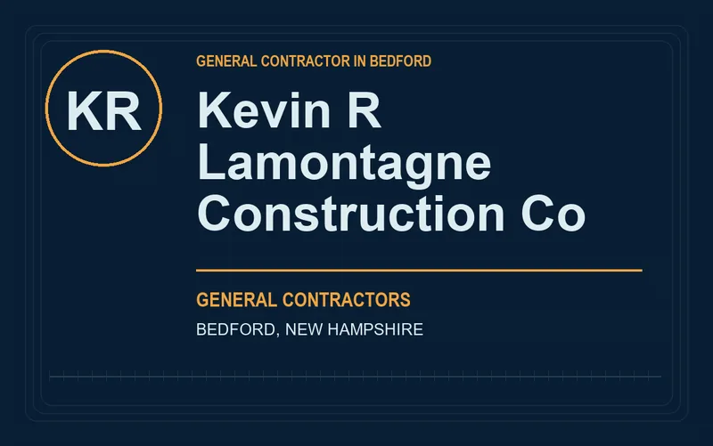 Kevin R Lamontagne Construction Co in Bedford, New Hampshire