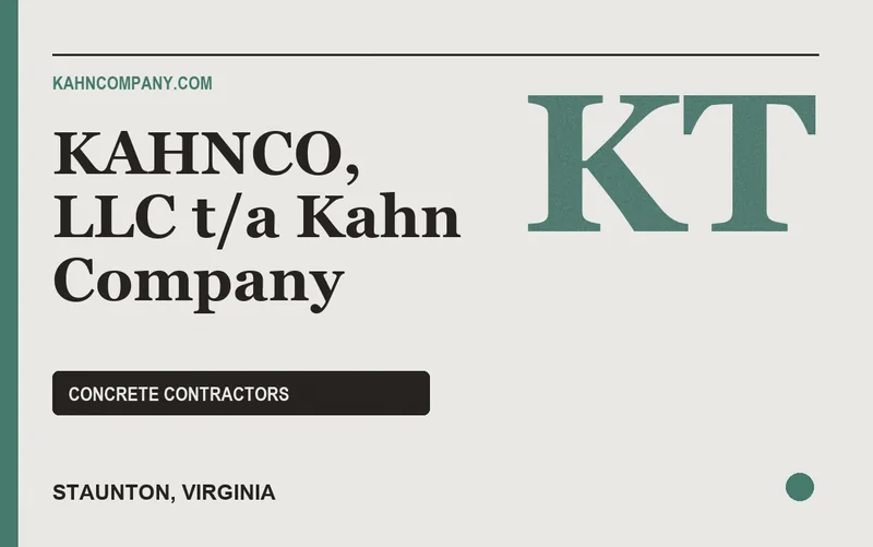 KAHNCO, LLC t/a Kahn Company in Staunton, Virginia