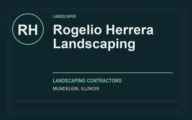 Rogelio Herrera Landscaping in Mundelein, Illinois