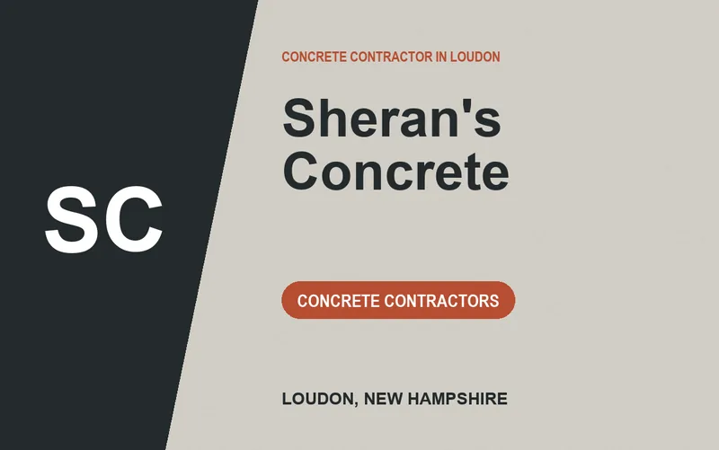 Sheran's Concrete in Loudon, New Hampshire