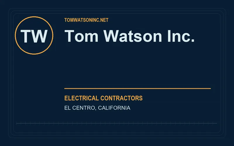 Tom Watson Inc. in El Centro, California