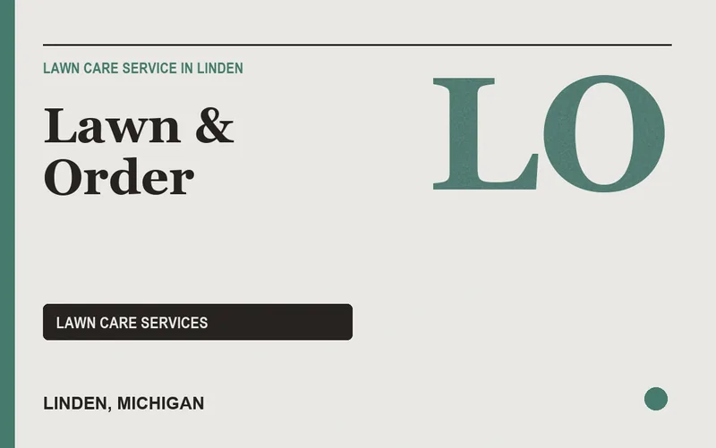 Lawn & Order in Linden, Michigan