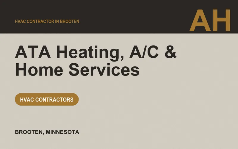 ATA Heating, A/C & Home Services in Brooten, Minnesota